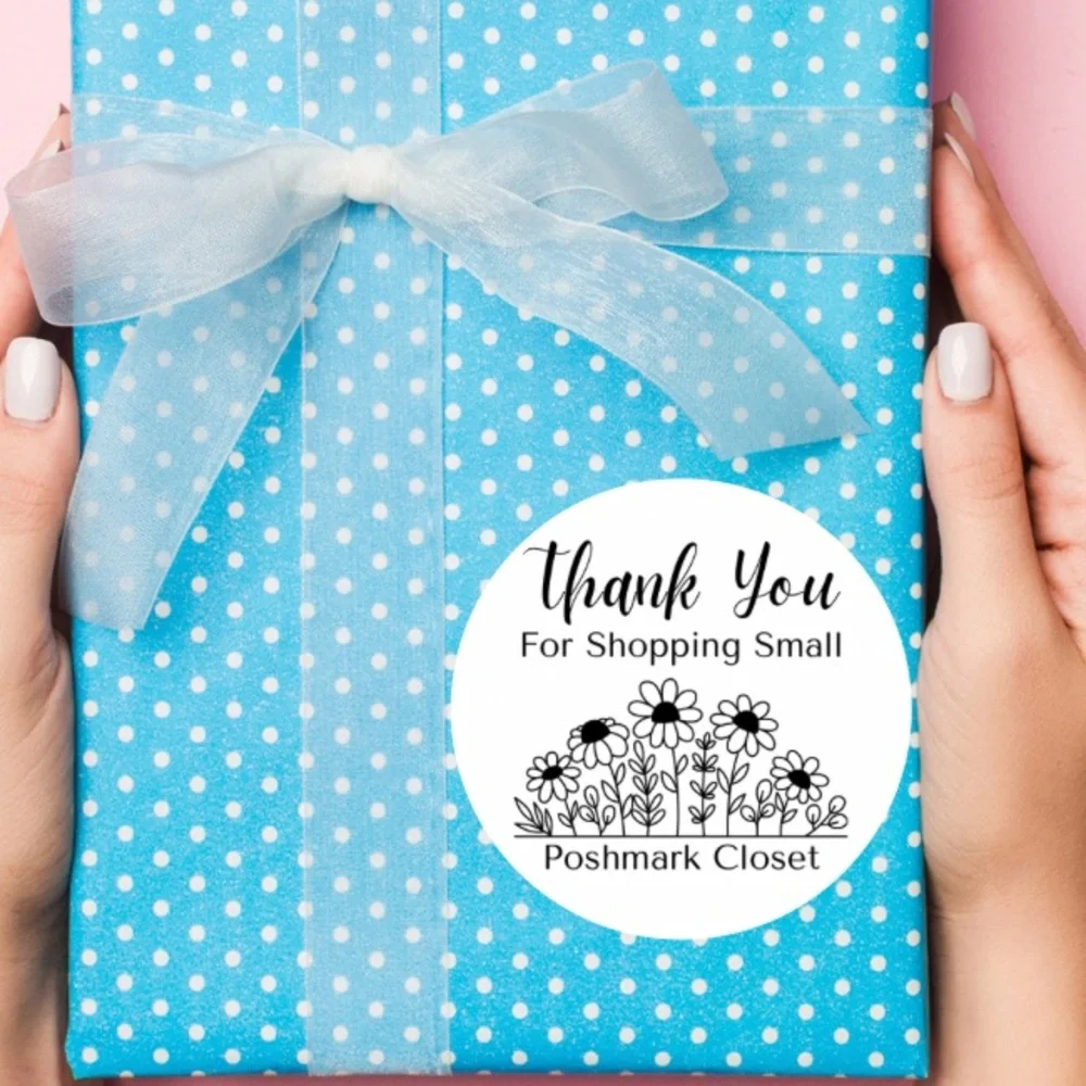 100 Personalized Thank You Poshmark Closet Stickers